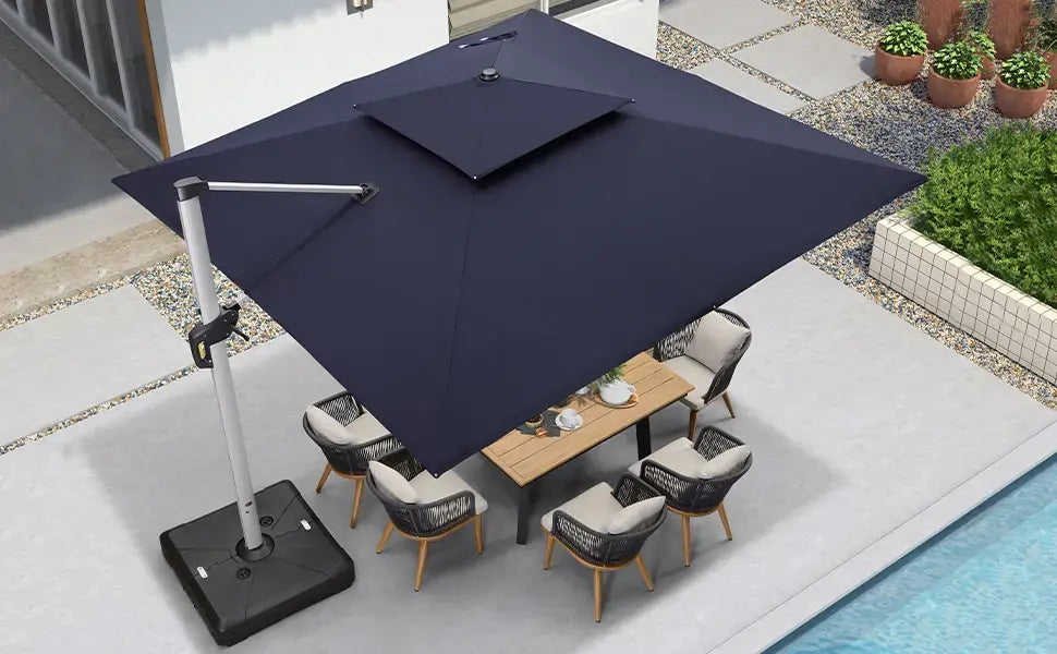 SunBliss™ Solcellsdrivet LED-paraply