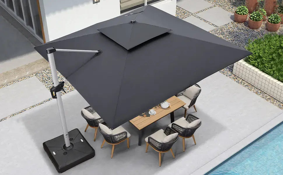 SunBliss™ Solcellsdrivet LED-paraply