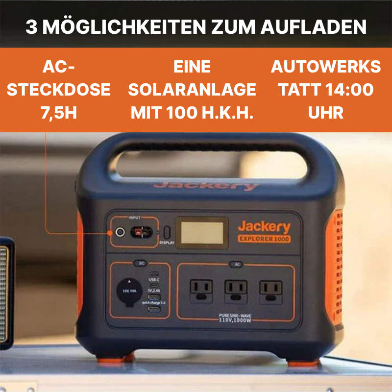 GoEnergy™ Tragbares Kraftwerk Jackery